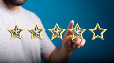 Yıldızlı Müşteri Beğeni - Pozitif Geribildirim ve Memnuniyet