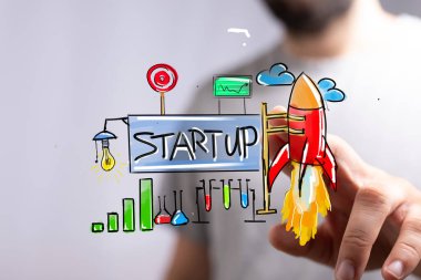 Başlangıç Kavramı Başlatılması Başarı: Roket, İş, Büyüme, Fikir