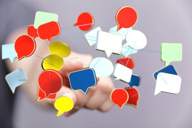 Küresel İletişim Ağı: Bağlı Konuşma Baloncukları