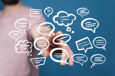 Dijital Konuşma Baloncuklarıyla Etkileşim: İletişim Konsepti