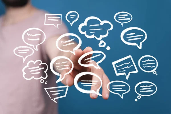 Dijital Konuşma Baloncuklarıyla Etkileşim: İletişim Konsepti