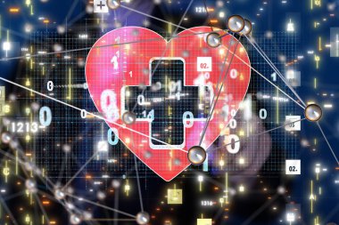 dijital tıbbi gelecek arayüzü 3B oluşturma