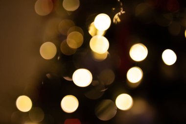 Bokeh Işıkları Arkaplanı: Sıcak Altın Görüntü