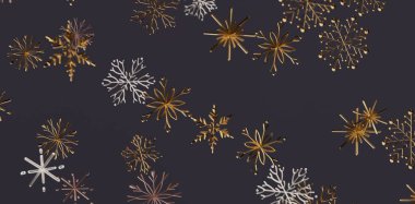 Şık Noel Kar Tanesi Arkaplanı Şenlikli Kış Tatili Titreşimleri