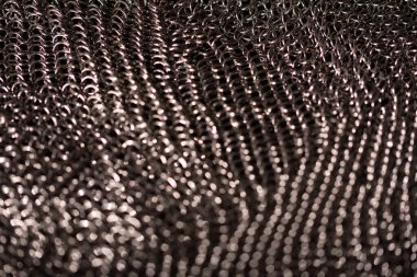 Soyut Metalik zincir posta dokusu