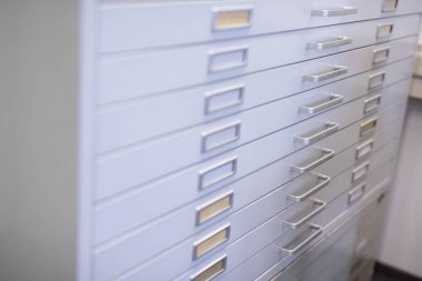 Gri Metal Planlama Dolap Çekmeceleri