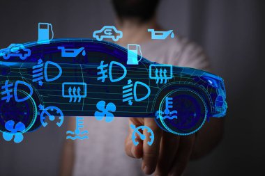 Dijital Araba Kontrol Paneli: Uyarı Işıkları ve Bakım