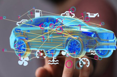 Dijital Araba Hologramı: Bağlı Araç Teknolojisi