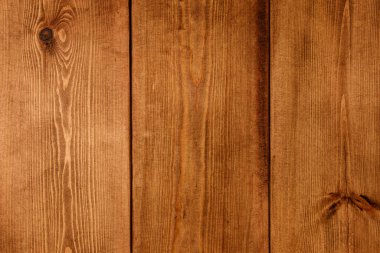 Görünür tahıl ve iç tasarım için sıcak kahverengi tonlar ile Rustik ahşap arka plan