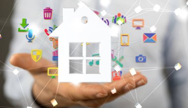 Iot home Telekomünikasyon ağı ve kablosuz mobil internet