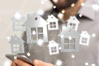 Iot home Telekomünikasyon ağı ve kablosuz mobil internet