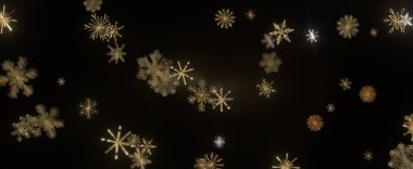 Kış Kar Senfonisi: İniş İçin Büyüleyici 3D İllüstrasyon 