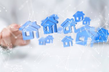 Iot home Telekomünikasyon ağı ve kablosuz mobil internet