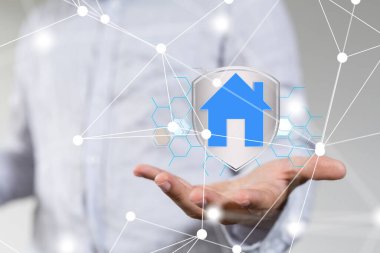 Ev verileri. Parçacıkları ve dijital verileri olan dijital siber uzay