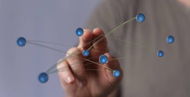 Ağ Düğümleri Dijital Bağlantısıyla El Etkileşimi