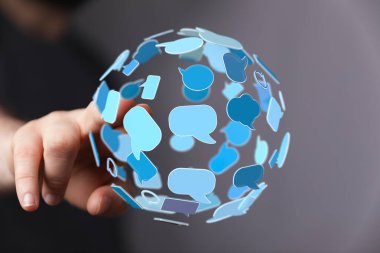 Küresel İletişim Ağı Elle Sunum, Konuşma Baloncuklarına Göre