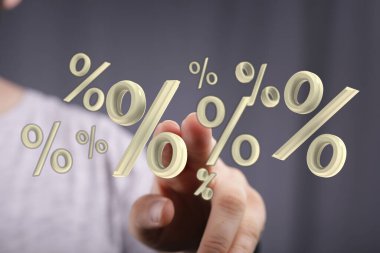 Dijital Yüzde Kavramı: Yüzen Sembollerle El Etkileşimi