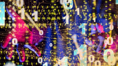 Parlak Sayılar ile Soyut Dijital Veri Akışı