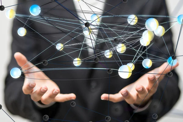 Parçacıklar ve Dijital veri ağı konneli dijital siber uzay