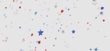 Vatansever Yıldızlar Arkaplanı: Kırmızı, Beyaz ve Mavi