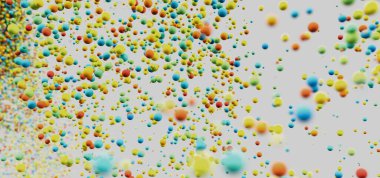 Kürelerle Renkli Soyut Arkaplan