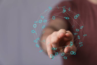 Dokunulan Dijital Ağ: Konseptteki Veri Küresiyle El Etkileşimi