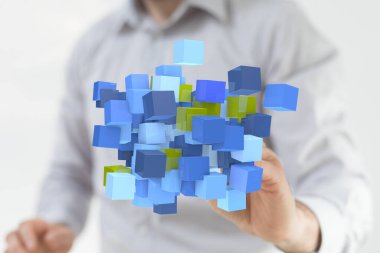 İşadamı Dijital Küpler İcat Ediyor
