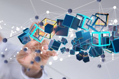 3d bağlantı verisi tutan ağ