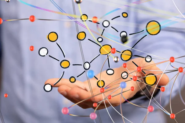 Halkın ağ yapısı HR - İnsan kaynakları yönetimi ve reklamı