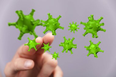 Coronavirüs salgını ve küresel sağlık tehdidinin kavramsal temsili