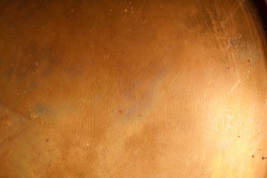 Çizikler ve Tasarım İçin Ilık Işıklandırma ile Soyut Bakır Doku