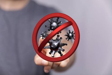 Coronavirus önleme kavramı: Virüsleri sağlık koruması ile durdurun