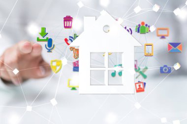 Iot home Telekomünikasyon ağı ve kablosuz mobil internet