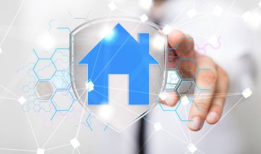 Ev. data Büyük veri görselleştirme arka planı. Soyut teknoloji