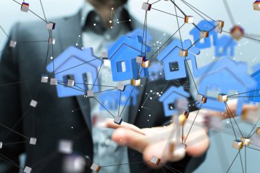 Iot home Telekomünikasyon ağı ve kablosuz mobil internet