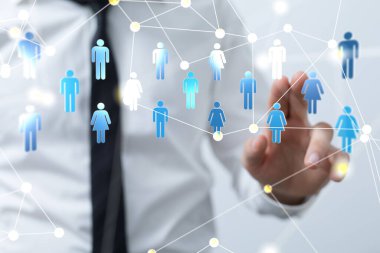 Sosyal Medya Çemberi Modern Ağ