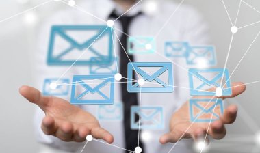 posta iletişim konsept hizmeti