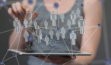 Abstract technology group and data