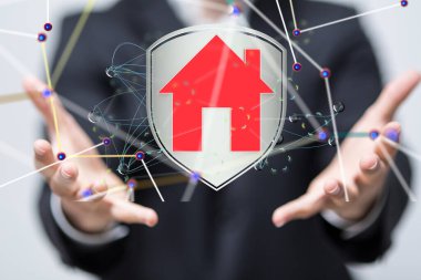 Ev verileri. Parçacıkları ve dijital verileri olan dijital siber uzay