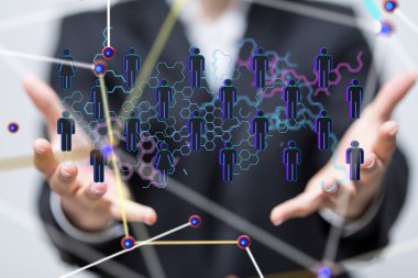 iletişim ağı dijital grup bağlantısı