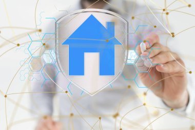 Ev verileri. Parçacıkları ve dijital verileri olan dijital siber uzay