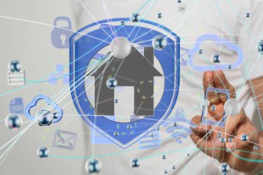 Iot home Telekomünikasyon ağı ve kablosuz mobil internet