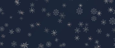 Mavi arkaplanda kar tanesi arkaplan deseni tasarımı