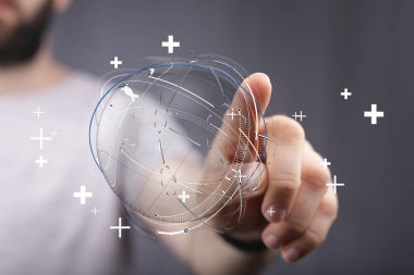 Dijital teknoloji dünyayı sanal grafik küreye bağlıyor.