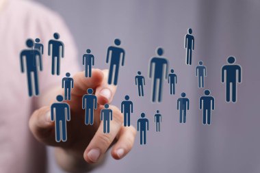 Toplumun dijital temsili ve ağ bağlantıları.