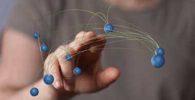 Dijital Ağ Küreleriyle El Etkileşimi