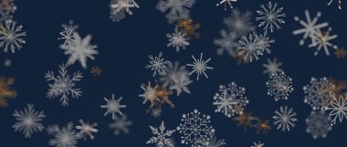 Soyut Kar Tanesi Deseni: Şenlikli Kış Arkaplanı Tasarımı