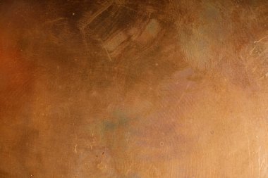 Detaylı çizilmiş yüzeyi olan soyut bakır doku arkaplanı