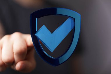 Kalkanlı ve işaretli dijital veri güvenliği konsepti