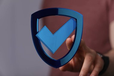 Dijital olarak üretilen Mavi Kalkan ve Denetim İşareti: Güvenlik Doğrulaması